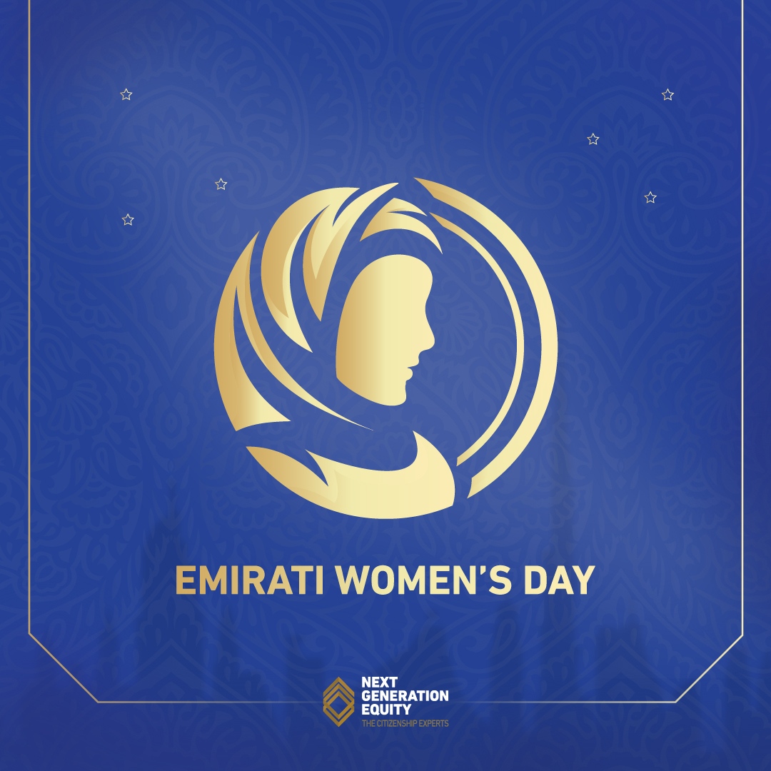 NextGenEquity's tweet photo. On the occasion of #EmiratiWomensDay, the Next Generation Equity team recognises the efforts of Emirati women and sends warm wishes. 

#NextGenerationEquity #UAE #Dubai #EmiratiWomen #Emirati https://t.co/Qxjiy8fiCJ