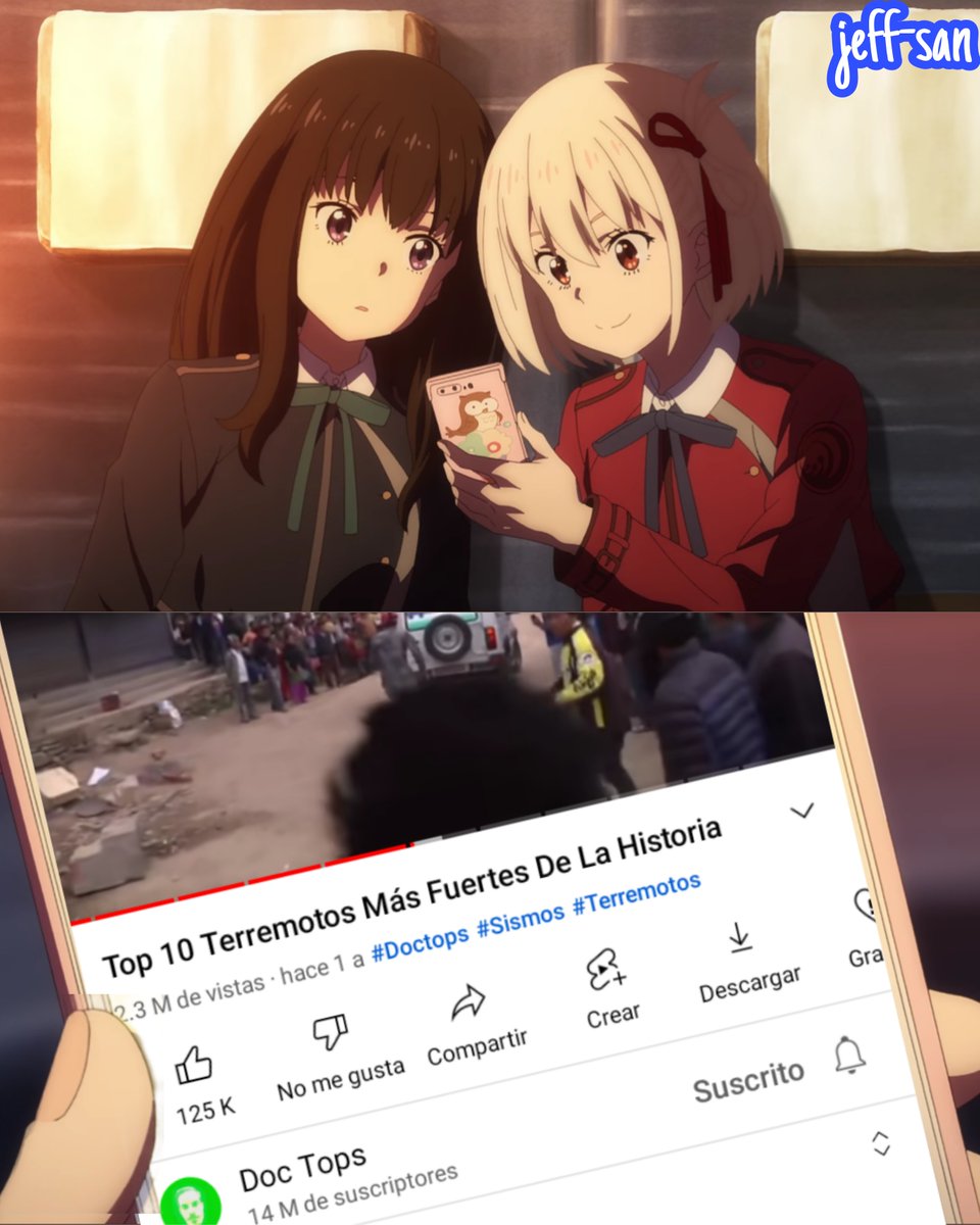 Otaku_D_Closet's tweet photo. Bieeenvenidos a doc tops
#anime #Memes #LycorisRecoil #Chisato #Takina #doctops https://t.co/p7Z7NEkgJx