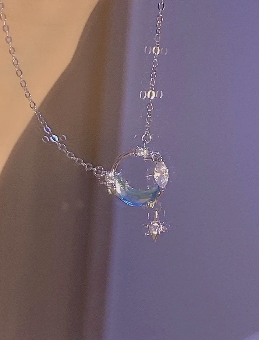 lovesickdoe's tweet photo. moon ocean necklace https://t.co/s7ORmYkqto