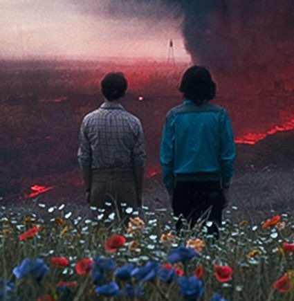 smichly's tweet photo. be honest if you’de never watched stranger things would you think they’re a canon couple https://t.co/jQd3LcA2ht