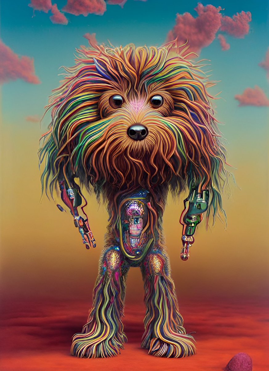 RasmalAiArt's tweet image. See you tomorrow!

#StableDiffusionDemo #stablediffusion #aiia #generativeart #dreamstudio #dreamstudioai #DeforumDiffusion #deforum #AIart #AiArtwork #labradoodle