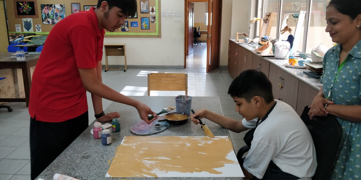 DPSI_Edge's tweet photo. In keeping with the spirit of Diversity, Equity and Inclusion(DEI),DPSI launched its Outreach programme with some Children With Special Needs with the leading design store Ishatvam.This collaborative art initiative celebrated the spirit of togetherness.#inclusion @iborganization https://t.co/qjzjBiU8DT