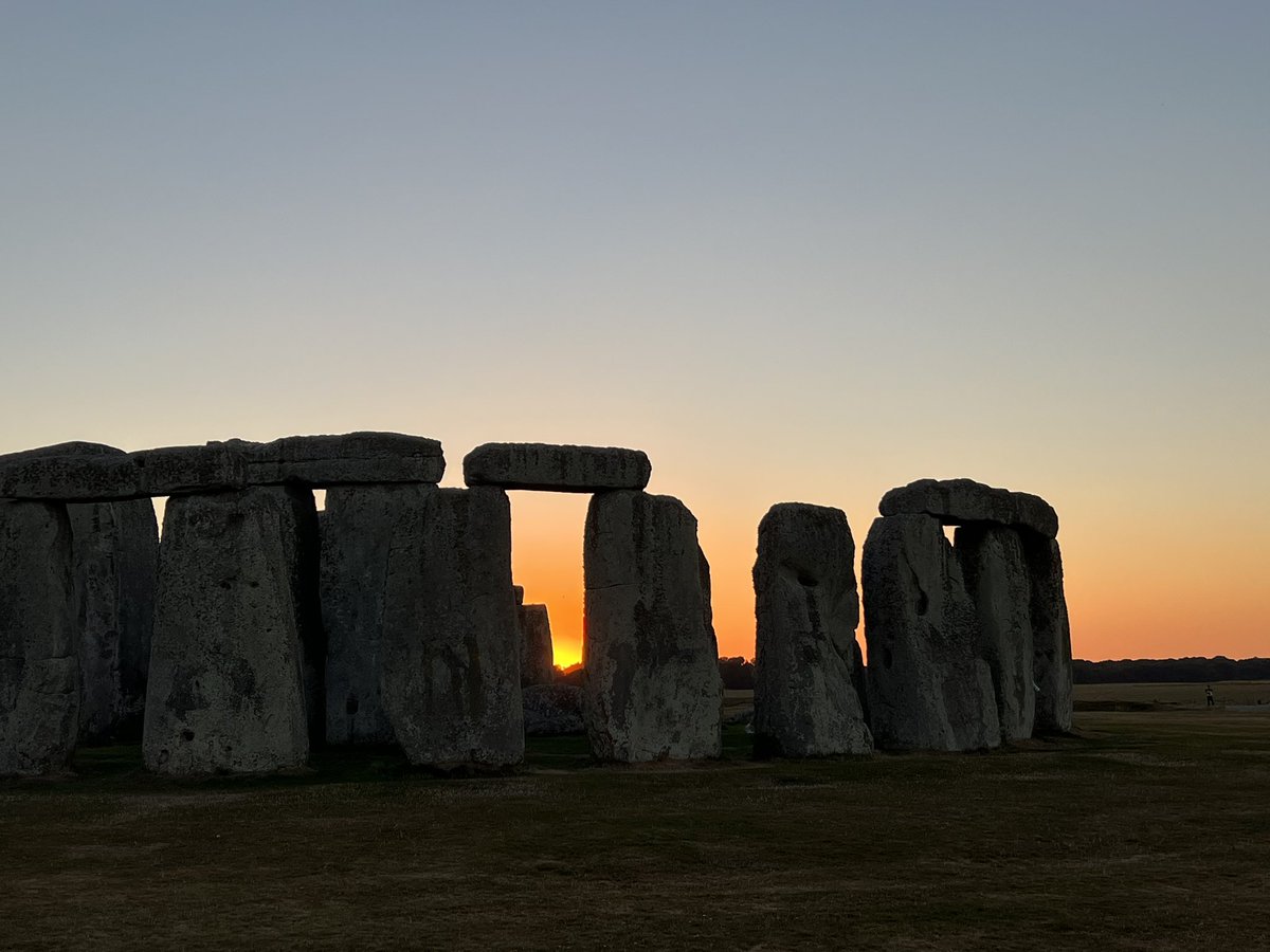 Sunrise at Stonehenge today (28th August) was at 6.13am sunset is at 8.02pm