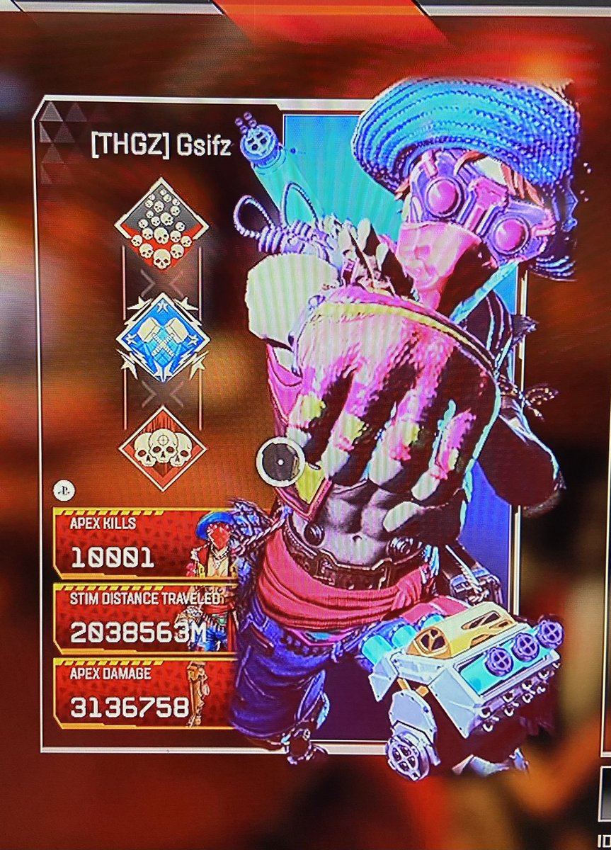 Gsifz's tweet photo. Finally hit 10k with the speed demon 😈 @PlayApex #Octane #ApexLegends 🙏 https://t.co/VdbXz6B13M