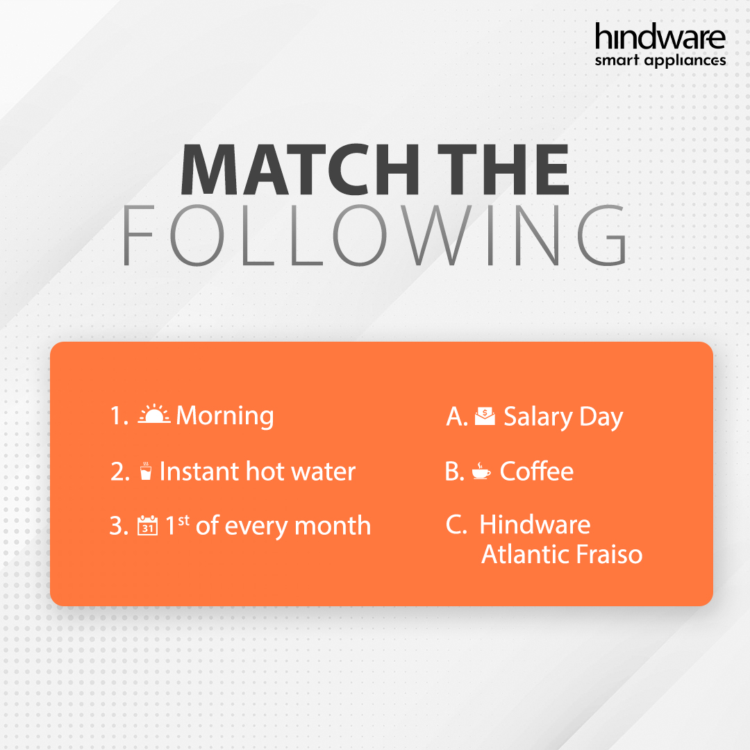 HindwareApp's tweet photo. We can't make it easier than this.
Comment down below the right answers.
#hindwaresmartappliance #HindwareWaterheater #iotappliances #hindwareiotappliances #smartappliances #smartfeatures #iotenabled #thefutureissmart https://t.co/vfOYbktN5J