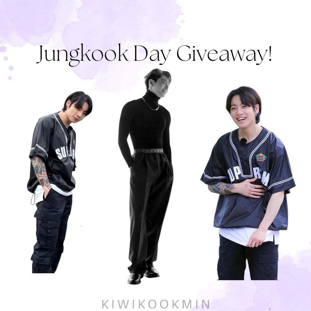 kiwikookmin's tweet photo. Jungkook Day Giveaway ♡ 

Worldwide 🌎— 1 winner!

Ends on September 1

❥ like &amp; RT this post
❥ must be following me

*see thread for full info https://t.co/4gfSQDW7ff