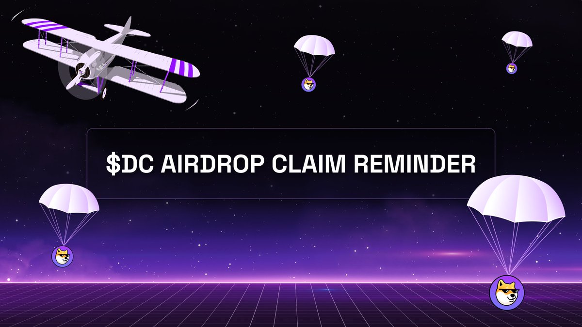🪂 $DC Airdrop Claim Reminder ☝️ 🐶 

Frens, don’t forget to claim your airdrop here:

bridge.dogechain.dog/airdrop

Only 3 days are left, so hurry up!

⚠️ Not claiming your initial Early Shibes airdrop will result in forfeiting all the following airdrops! ⚠️