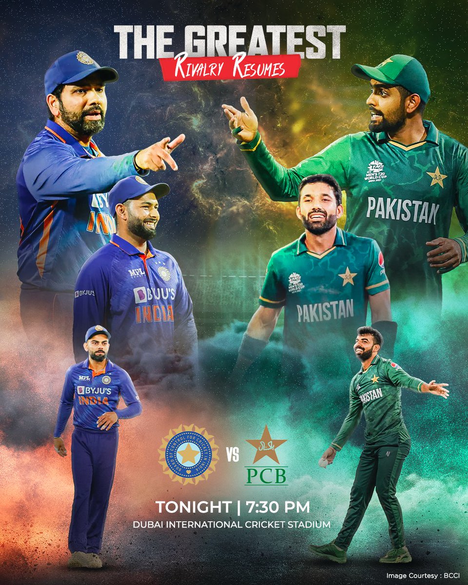 DelhiCapitals's tweet photo. What a way to start #AsiaCup2022 🤩

It's MATCHDAY 🔥

#INDvPAK https://t.co/f4dPg52026