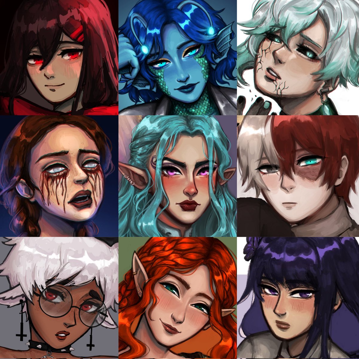 「 inconsistency  #FaceYourArt2022 #faceyo」|czar 👑 comms OPEN !のイラスト