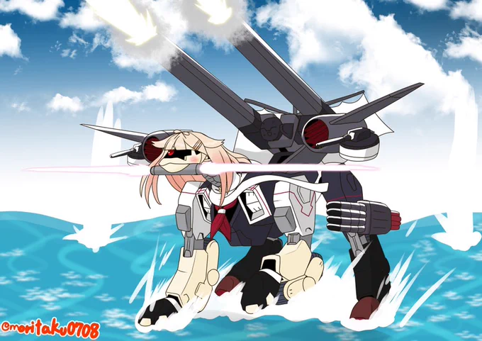 ガンダムタイプ以外で艦娘をMS化 #私しかやってない 