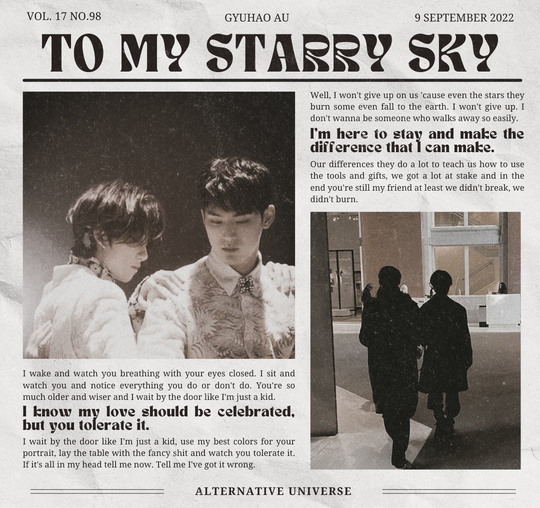 broccolays's tweet photo. ; to my starry sky

is it even love if it makes you lonely?
but is it also love if all you had for them is just doubt?

- a gyuhao au https://t.co/xc528z2Qi7