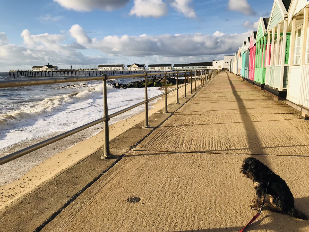 Morning walk to Southwold beach