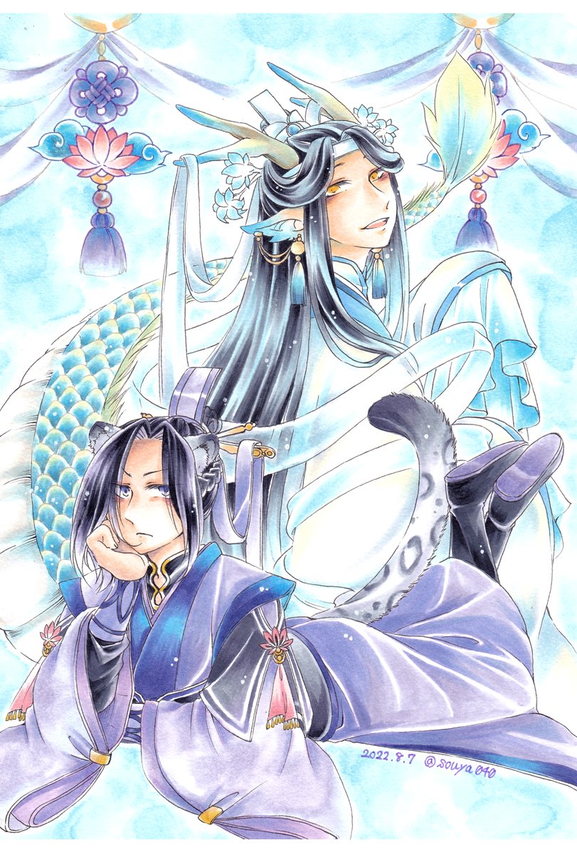 江澄「曦澄まとめ #曦澄 #MDZS #藍曦臣 #江澄 #魔道祖師 」|蒼弥のイラスト