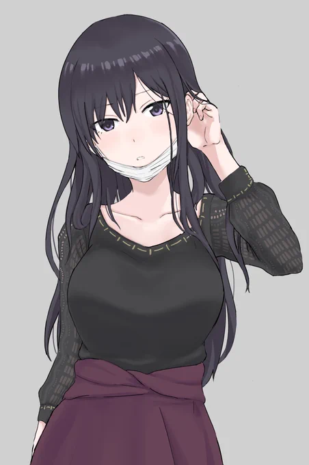 過去絵マスク深沙希さん #アリスギアアイギス  #アリスギアお絵かき 