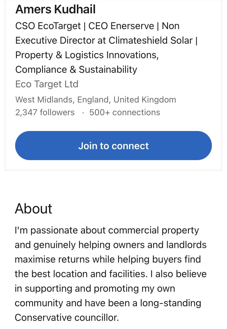 OfReaon's tweet photo. Meet former @Conservatives councillor Amers Kudhail, who stole public land, but has been forced to hand it back.
He describes himself as a ‘long standing councillor’, but was actually only a councillors for 3 years.
Not a man to be trusted.

https://t.co/IpIcilA8oy https://t.co/wd63B1GG5c