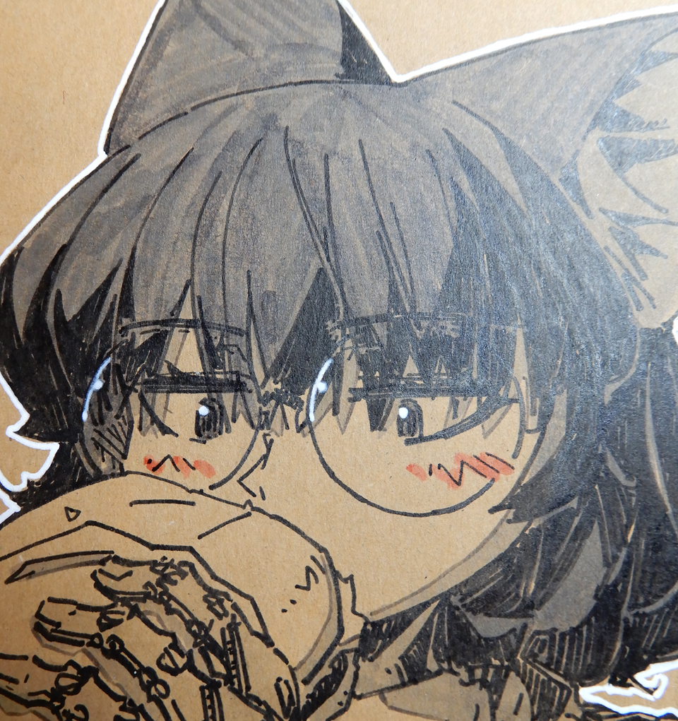 【アナログ1820:暖かくて柔らかい燃料補給】パンが柔らかくて大きなサンドイッチが食べたいところ。
#狐娘 #セピア 