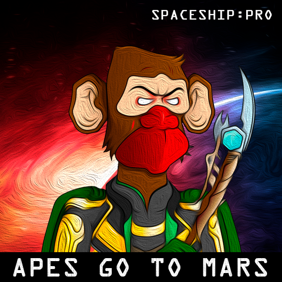 ApeGoToMars_NFT's tweet photo. Apes Go To Mars (Polygon)
Properties:
Apes: Fighter (2% have this trait) 🔥
Spaceship: PRO (9% have this trait) 🔥
0.0035 $ETH
👇 https://t.co/nxqI7d2Fbz
#NFTs #AGTM #NFTProject #nftart https://t.co/wFb4yZmpbw