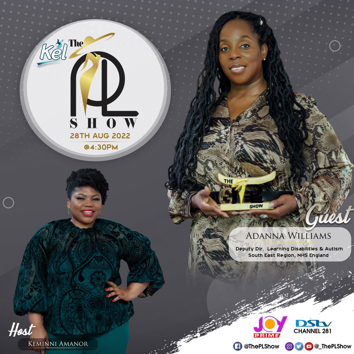 _ThePLShow's tweet photo. Another week, another Phenomenal lady on our show. Please make a date with us as we have a chit chat with Adanna Williams( Deputy Director of learning Disabilities and Autism -South East region NHS England)
#nhsheroes #plshow #womenhelpingwomen #autismawareness #joyprimetv https://t.co/XbEfOmHfna