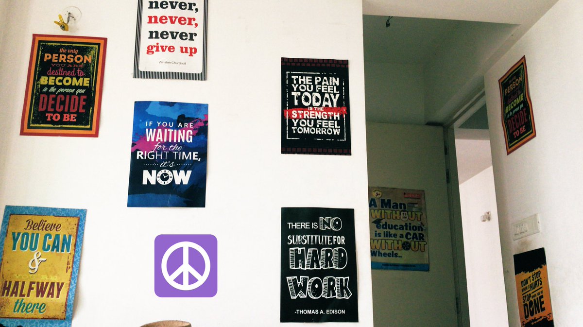 aarnavvguptaa's tweet photo. You should have a wall to keep you motivated all the time
✌🏻
#Inspiration #motivation #quote #sigma #avgt #tbt #success #rich #fame #Beastiality #mindfulness #warrior #PositiveVibes #positivity #life #PositiveEnergy #dream #best #greatness https://t.co/TZF9DCZKoe