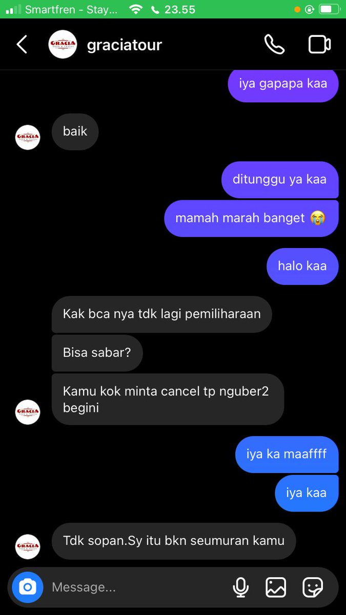 JaneJurassic's tweet photo. GES, aku baru ja kena tipu T_T
Modusnya adopsi pet, bayar pet travel, 2 teman kena krn aku share di storygram, aku dapat info ini dari grup WA yg ternyata kena hack, IG penipunya @graciatour (aku udah diblock), transfernya ke Gudang Voucher,
Semoga kalian gk kena penipuan ini T_T https://t.co/8NO7bY62LS