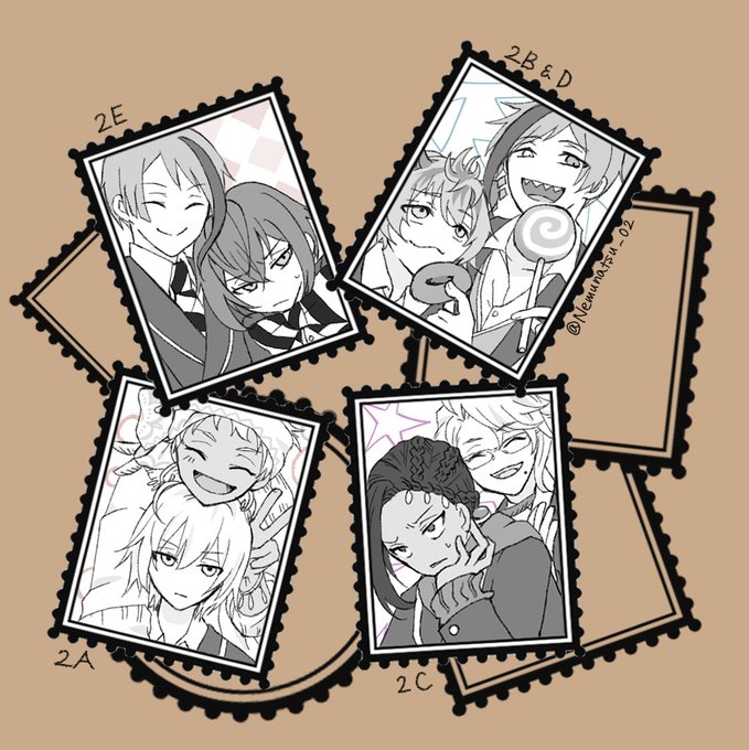 切手風のtwitterイラスト検索結果