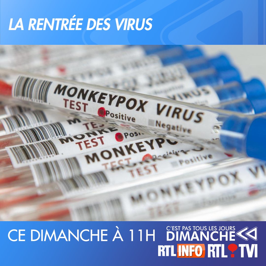 #Variole #monkeypox #covid que nous réserve la rentrée sur le front des virus ? La sommité mondiale Peter Piot est notre invité ce dimanche #dimancheRTL @rtlinfo @RTLTVI