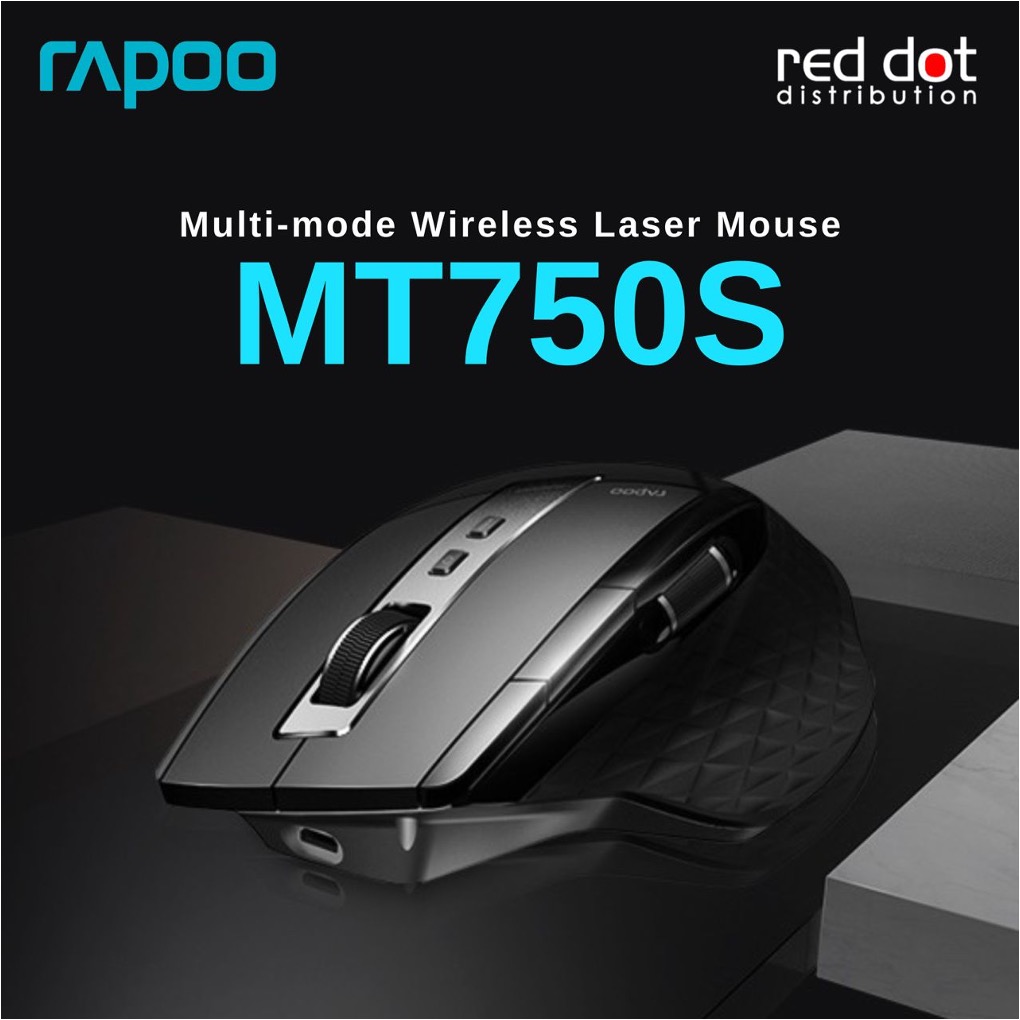 Multi-tasking across devices has never been easier! Connect to all your devices with the Rapoo MT750S multi-mode wireless laser mouse. 

Get in touch to learn more!

#RedDotDistribution #Rapoo #lasermouse #Wireless #MT750S