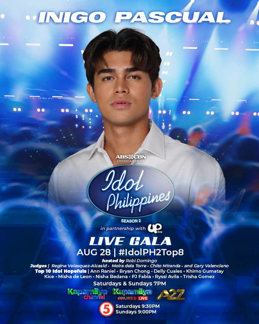 idolphilippines's tweet photo. Certified Idol and Pinoy Pride! Abangan ang performance ng international urban pop artist and star of the newest American musical drama TV series, "Monarch" – INIGO PASCUAL tonight sa Idol Philippines! #IdolPH2Top8 💙🤍 https://t.co/OsfKXwpj69