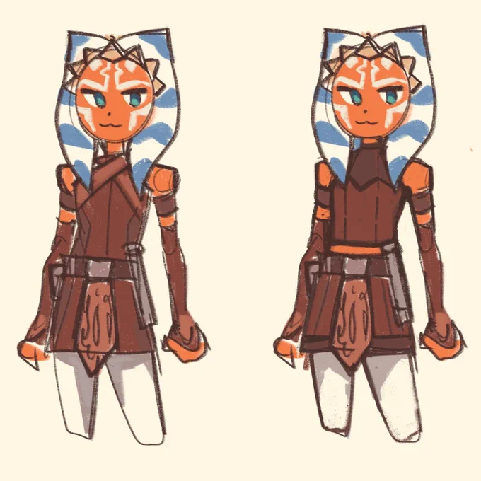 Ahsoka doodles 