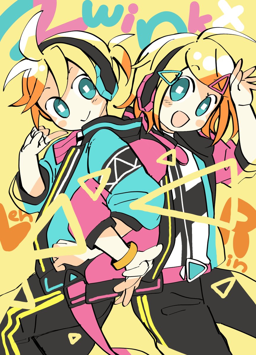 鏡音レン ,鏡音リン 「図らずも絵師進化録になった2019←→2022 」|犬飼＠4/1ありがとうございました！🌟NEOKET4【B50】のイラスト