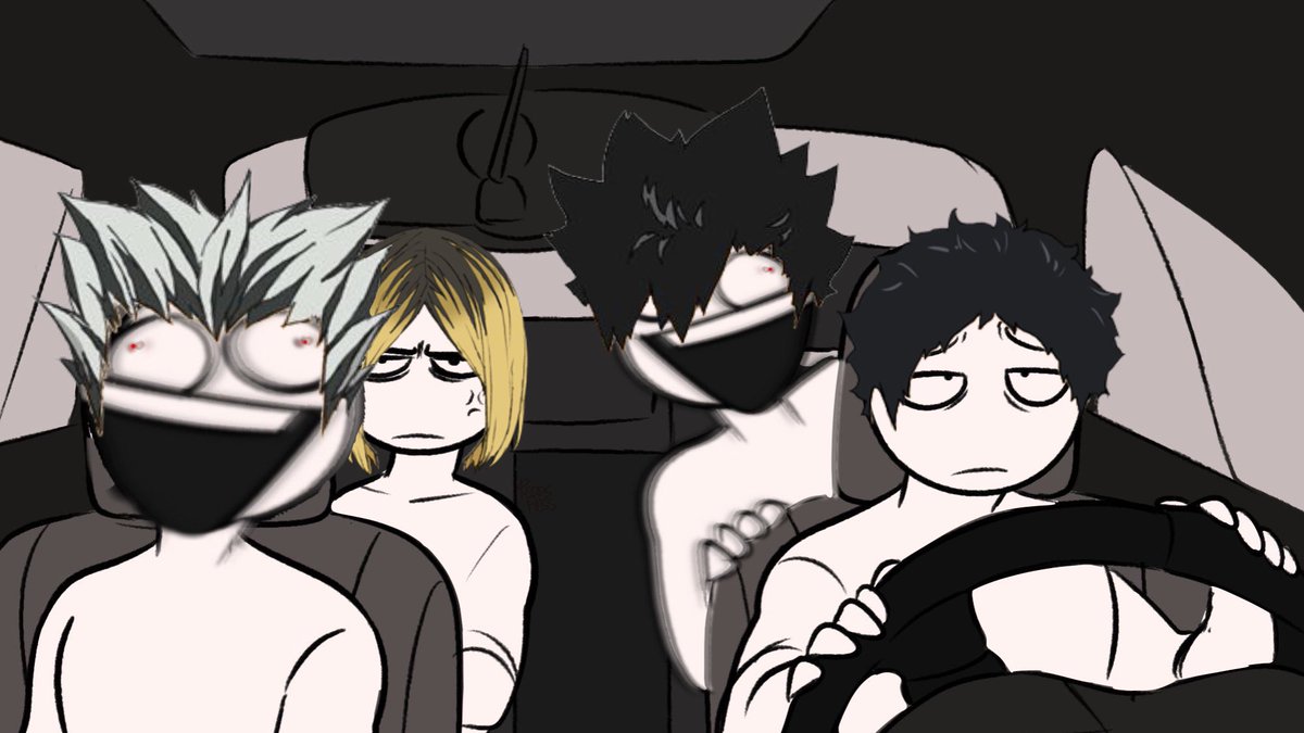 blackadlers's tweet photo. some haikyuu car dynamics https://t.co/hKuOJgFPAw