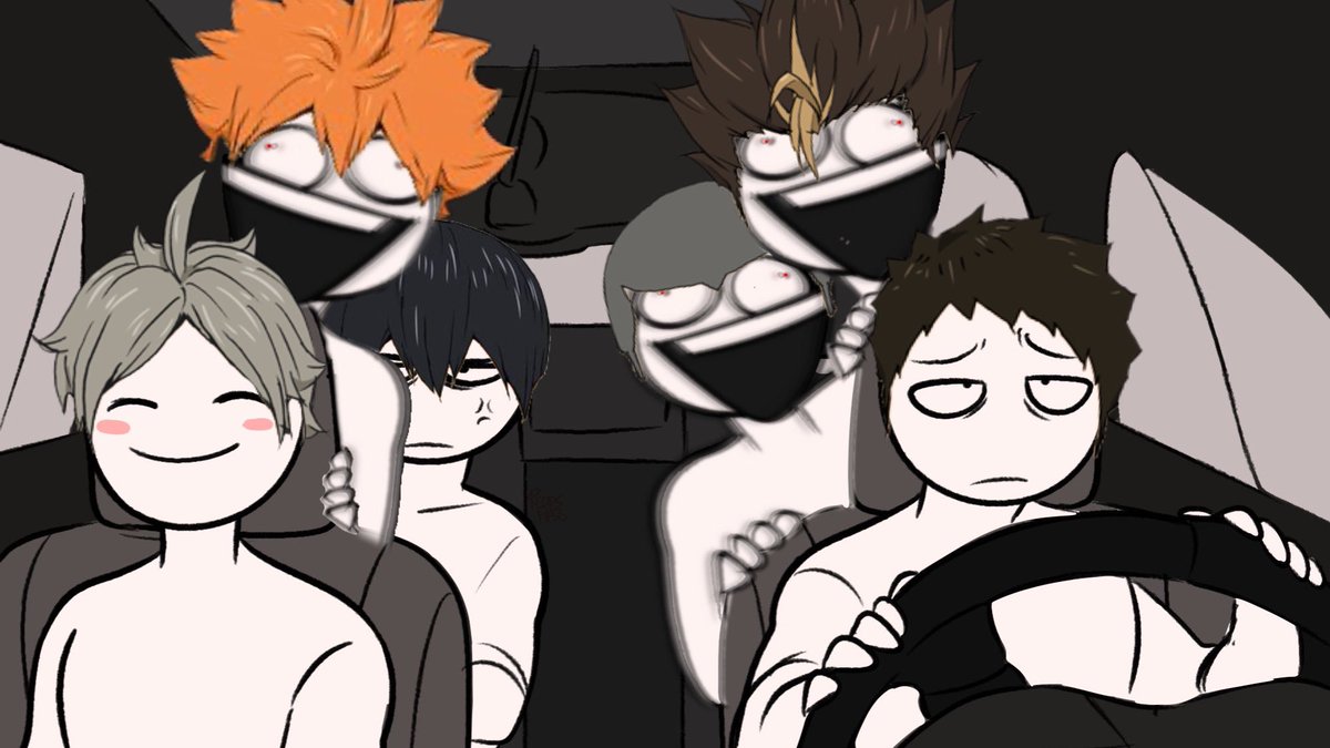 blackadlers's tweet photo. some haikyuu car dynamics https://t.co/hKuOJgFPAw