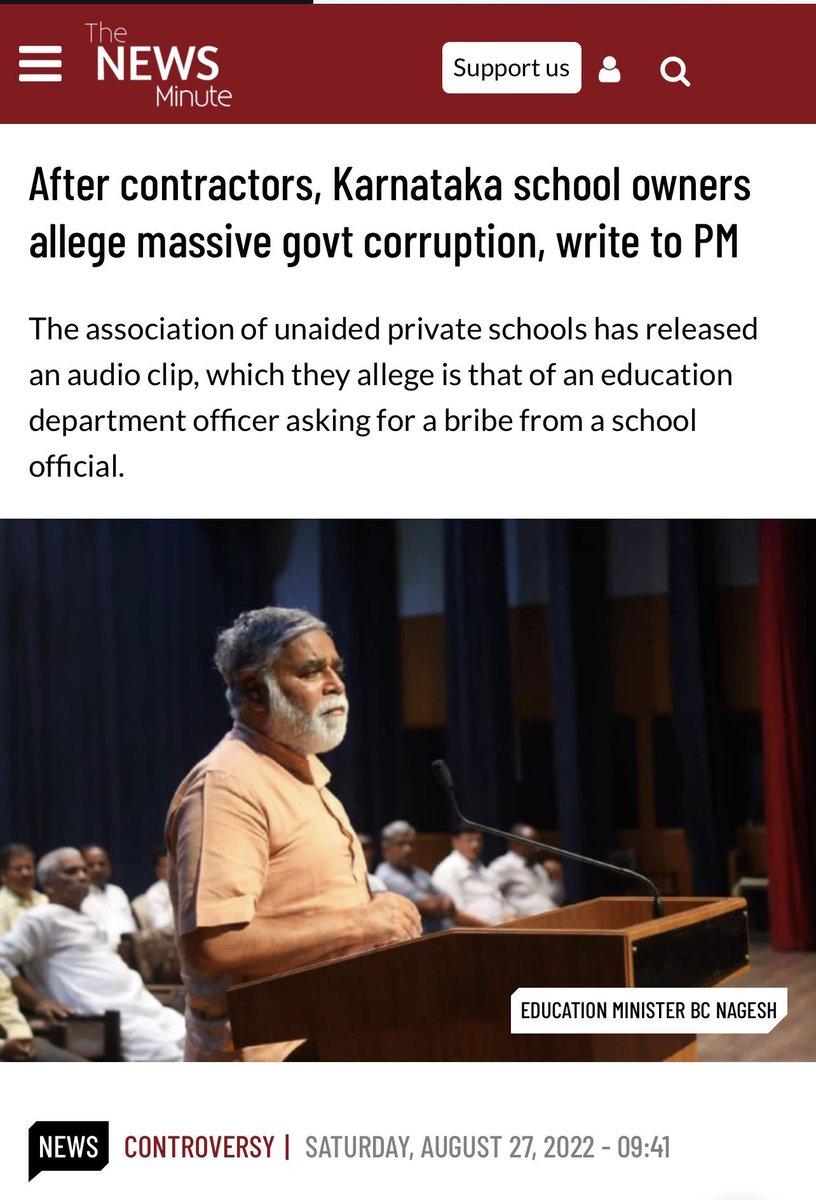 KTRBRS's tweet photo. Don’t be a Hypocrite @JPNadda

This is the shameful situation in BJP-Ruled Karnataka👇

Kaha Hain Aapke Allies CBI, ED?

❇️₹2,500 Cr to become CM
❇️ 40% commission in Education
❇️ 40% commission from Contractors
❇️ 40% commission in tourism
❇️ 30% commission for Grants to Mutts https://t.co/HzFjSvcK90
