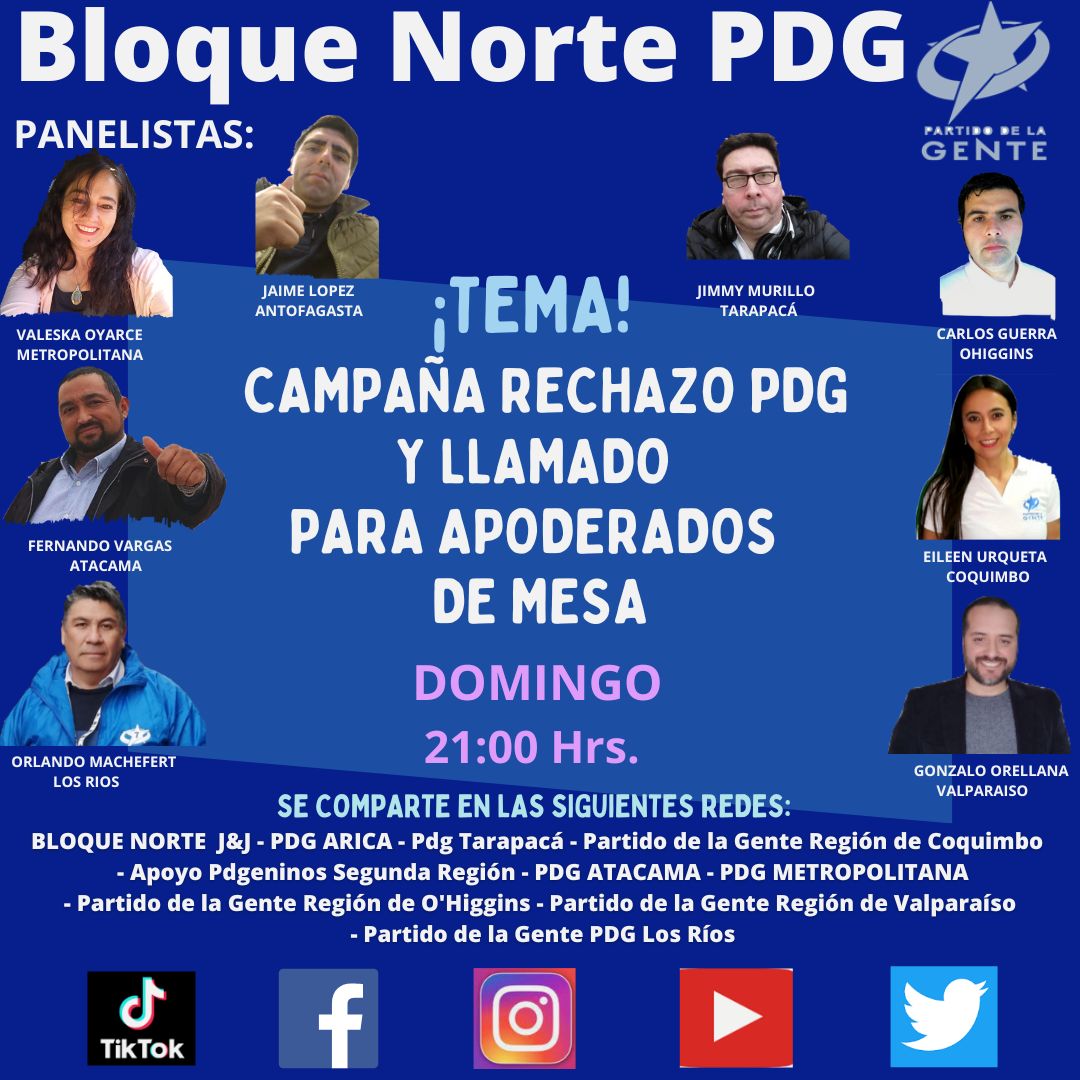 norte_bloque's tweet photo. Live Por el Rechazo Partido de la Gente Inter Regional. https://t.co/Bp430l95jN
