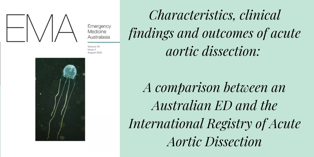 EMAJournal's tweet photo. Characteristics, clinical findings and outcomes of patients with #AcuteAorticDissection
https://t.co/1ruXgFdrmY
@chrispartyka
@WileyHealth @acemonline https://t.co/ynN9fo4EgH