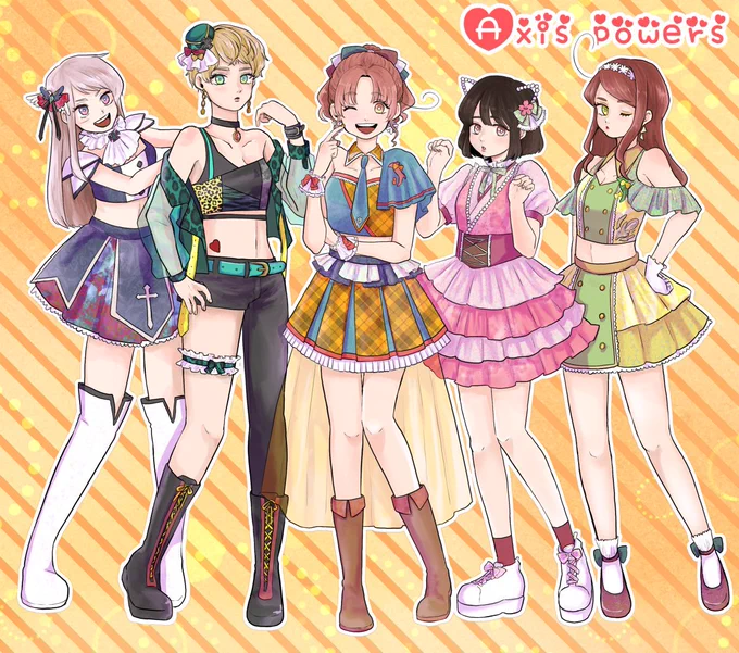 再掲数字9アイドルパロ 