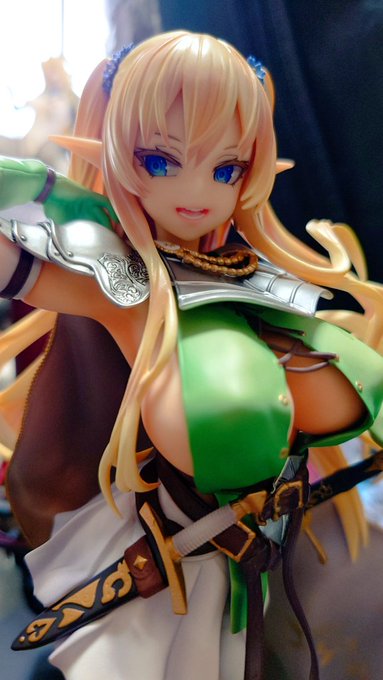 朝凪(@Victim_Girls)さんのエルフ村のフィギュア届いたンゴ☺️ 