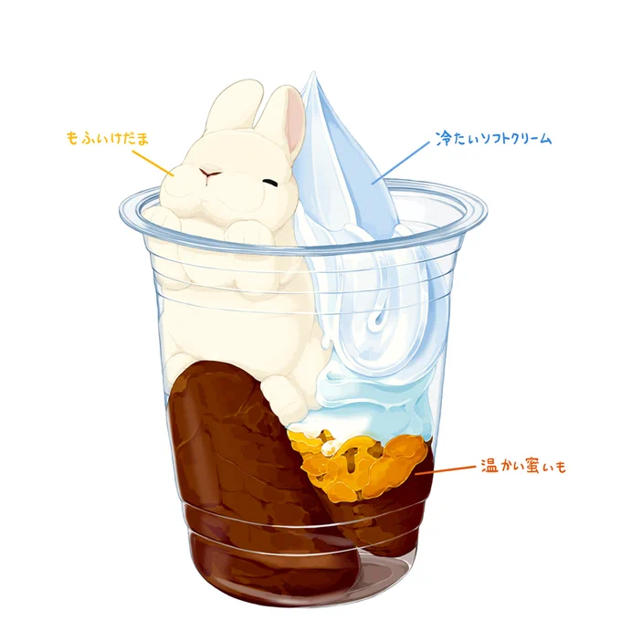 台湾蜜いもソフト(ミニストップ) 