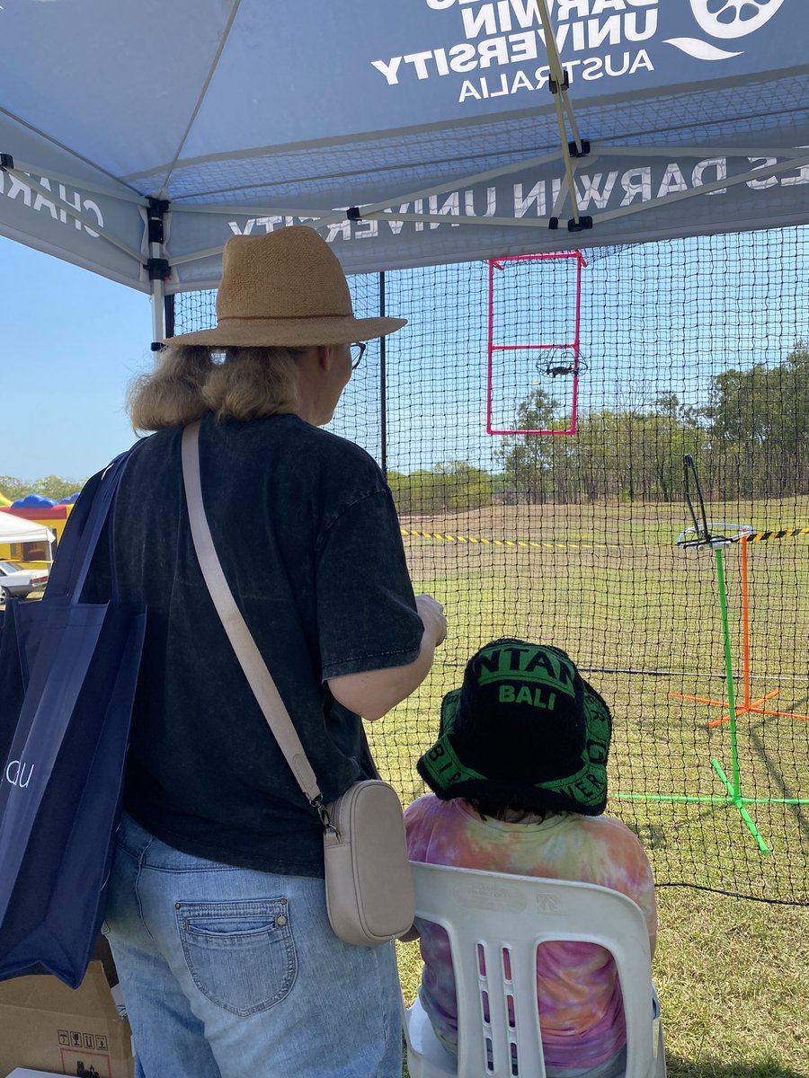A great day today at #CDUOpenDay in Casuarina showcasing our upcoming drone training program and STEM activities. Thanks to everyone who popped by for a play and a chat. #cduni #dronetraining <a href="/CDUni/">Charles Darwin University</a>