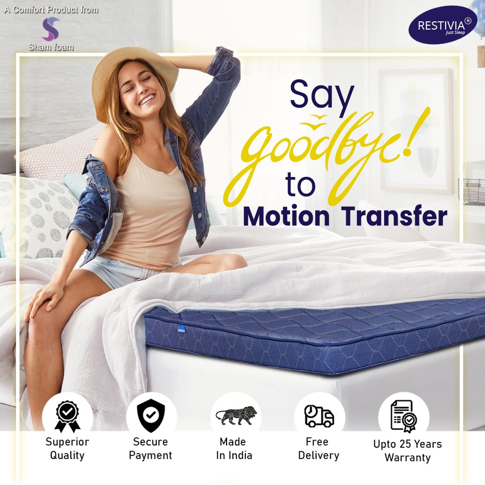 RestiviaM's tweet photo. Don’t want to disturb your patner from your moment
Buy Restivia mattress and say goodbye to Motion transfer
Order Now
https://t.co/Jxno5eKxlF
#mattress #bed #sleep #bedroom #mattresses #beds #homedecor #comfort #bedding #restivia #Restiviamattress #mattressinabox https://t.co/9MOfHFIX24