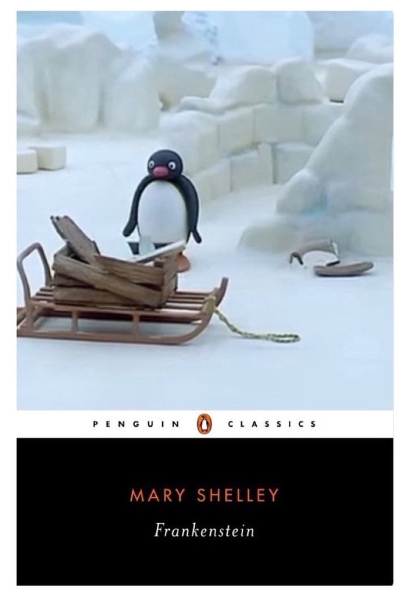 autumnrosewell's tweet photo. For a little Sunday joy, and in case you haven't found it yet, may I present the work of the Pingu Random House instagram account.

(Only slightly disappointed that it doesn't say 'Pinguin Classics')
#thread 🧵 https://t.co/PZFVeZzNcc