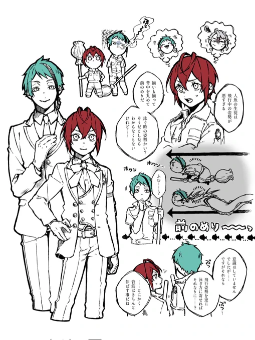 🌹と人魚と飛行術 