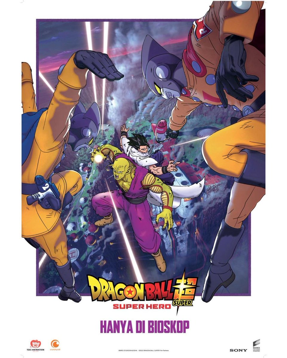 tix_id's tweet photo. Mumpung wiken, mimin cuma mau kasih tau: Dragon Ball Super: SUPER HERO, sudah tayang di bioskop kesayangan kamu!
.
#TIXID #pakeTIXID #Anime #DragonBallSuperSuperHeroID https://t.co/369IAaEaOG
