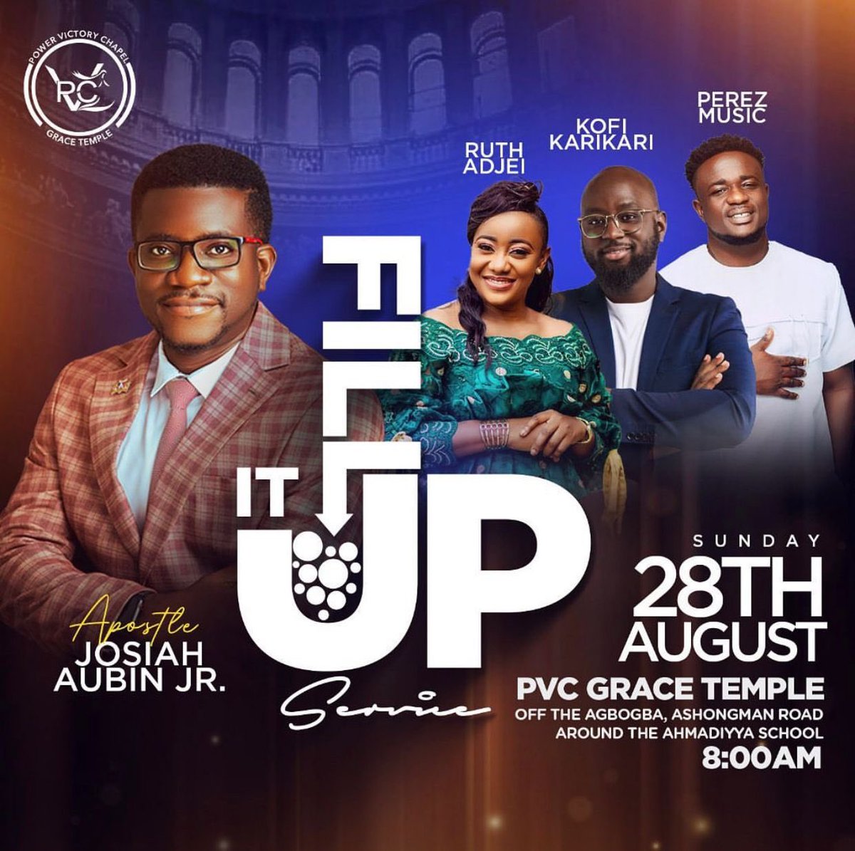 RuthRufetAdjei's tweet photo. Come Let’s Get Refilled This Mrng At @pvc_grace_temple Jesus Will Be Expecting You As Always🤝🕊
#StillMakingJesusProud
#MatchlessFather
#MeNtamgyinafo
#SongLink👉 https://t.co/QVD1TfwPVu https://t.co/9l6548BzDu