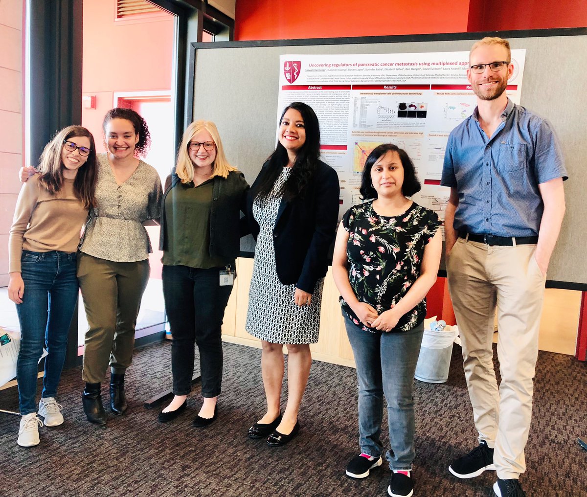 Had a fantastic time learning about ongoing research in #pancreaticcancer at the Pancreas Cancer Research Symposium at @Stanford. Was amazing to catch up with Sohinee from @MaraShermanLab and @hanson_kathrynj from the Attardi lab!!