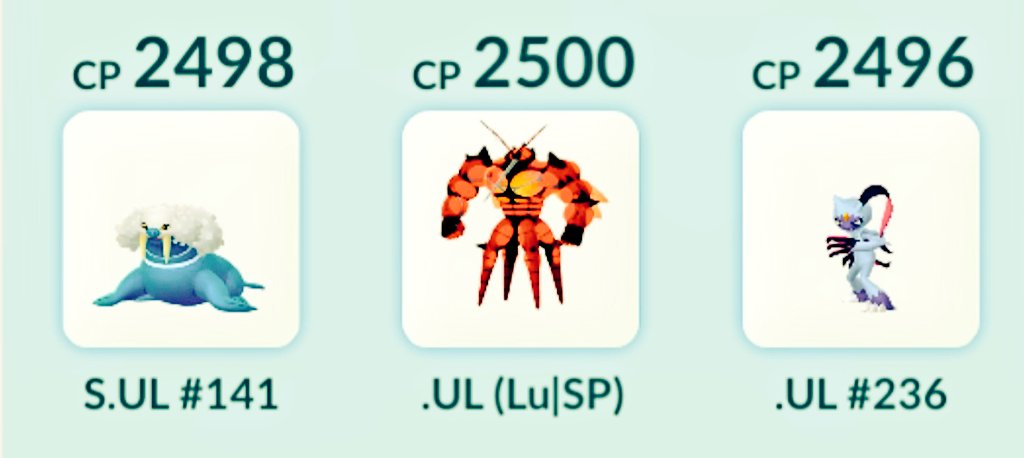 OmNomNomNomTom's tweet photo. Here are 3 VERY solid teams for y'all to try out in the Ultra League! ๐๐
P.S. I always put my safe-swap in the 3rd slot for some reason ๐คทโโ๏ธ
#pogo #buzzwole #ghosts #pokemon #gbl #battle #teams #pokemonGO #gobattleleague #solidsquad #shadow #UltraLeague #PvP https://t.co/tj14sqvYAA