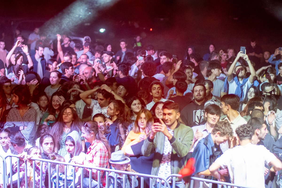 OneCaucasus's tweet photo. Saturday was thrilling! 🤩 

We had great time listening to Очеретяний кіт, Brass Federacja and Nick Infest Turashvili! 

Thank you for these amazing emotions! 

For sure, we will remember it for a long time! https://t.co/bgmHkJ0ip0