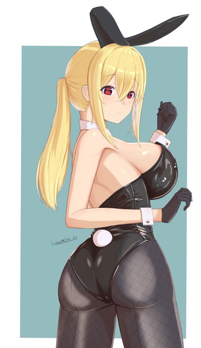 バニーの日に描いた金野ツキミをリメイクしたよ～ 