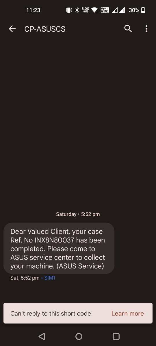 Shashankda028's tweet photo. @ASUSIndia @consumerforum_ My laptop repair 20/08/2022 but today 28/08/2022 still i didn't get my laptop form the service centre.
I complaint many times to customer service but my problem was not resolved. https://t.co/VDhtH6CqzT