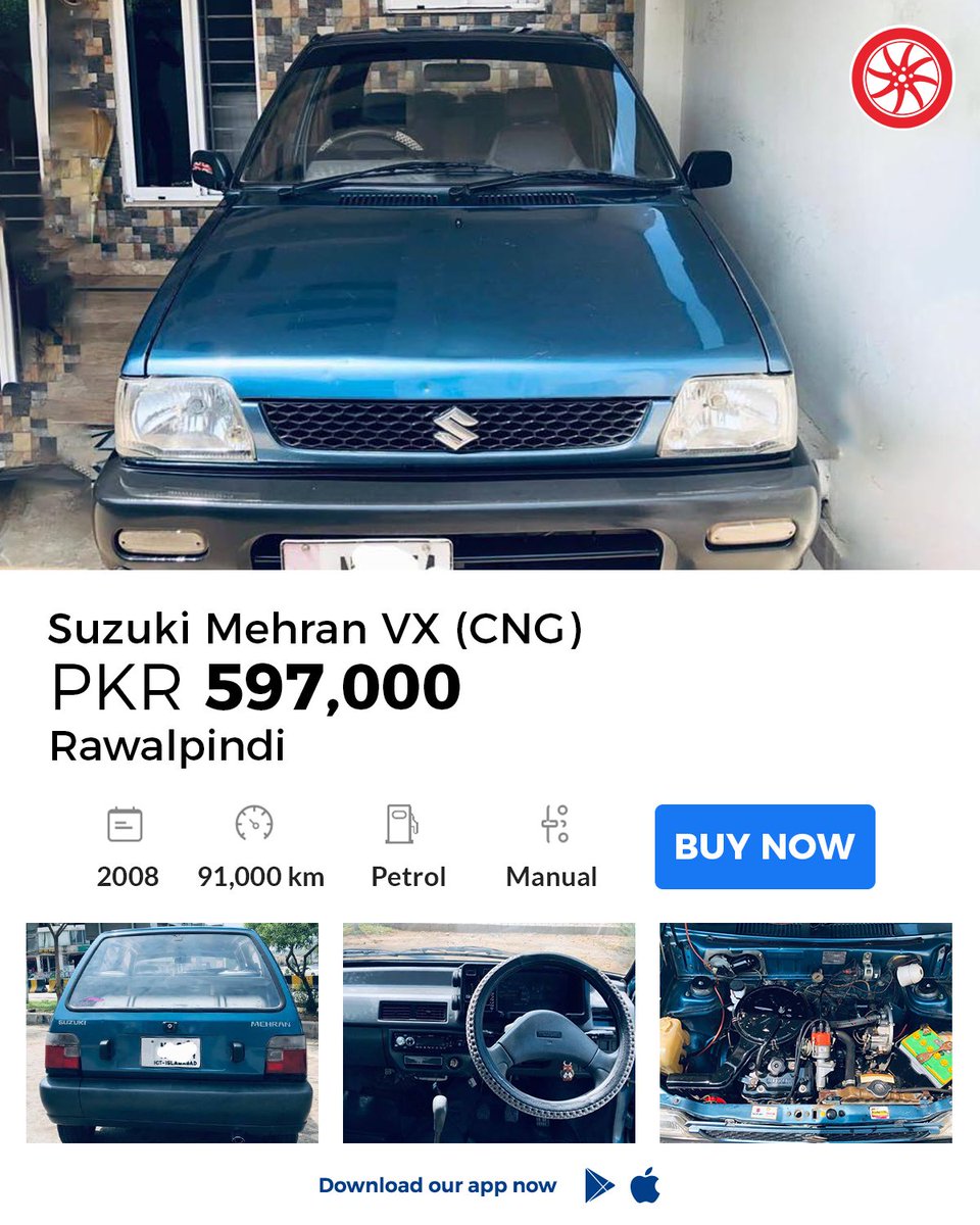 PakWheels's tweet image. 2008 Suzuki Mehran VX (CNG) available for sale in Bahria Town, Rawalpindi

Click here to contact the seller: ow.ly/pbZy50KsOBA

#LOD #SuzukiMehran #PakWheels